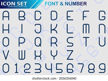 icon in the form of letters and numbers that have been expanded.