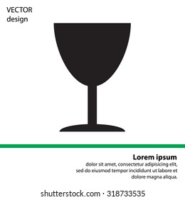 Icon of Fragile symbol, sign 