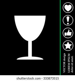 Icon of Fragile symbol, sign 