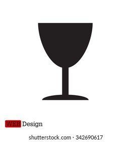 Icon of Fragile symbol, sign 