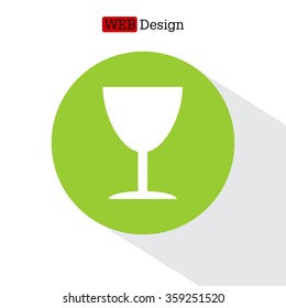 Icon of Fragile symbol, sign 