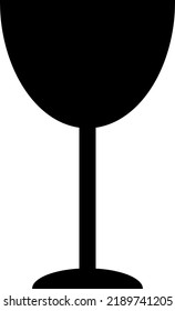 Icon of Fragile symbol, sign on white background..eps
