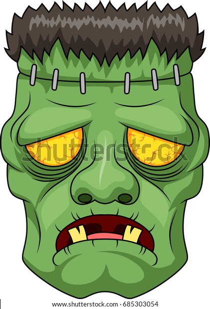 Icon Frankensteins Head Vector Illustration Stock Vector (Royalty Free ...