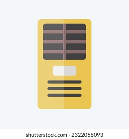 Icon Free Standing. related to Air Conditioning symbol. flat style. simple design editable. simple illustration