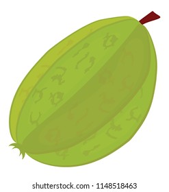 
Icon of fresh fruit depicting carambola 

