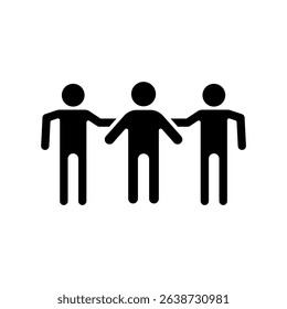Icon a friends, isolated against a clean background.