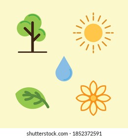 Icon Fun Nature Flat Design