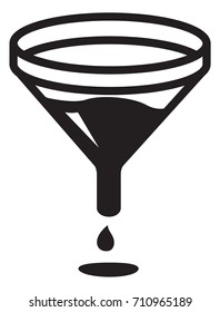 Icon - Funnel Filter  - Illustration