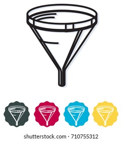 Icon - Funnel - Illustration