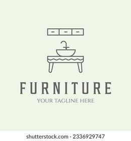 icon furniture minimalist design illustration modern creative