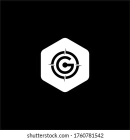 logotipo de icono G simple, moderno