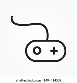 icon game controller gamepad console graphic design vector illustration