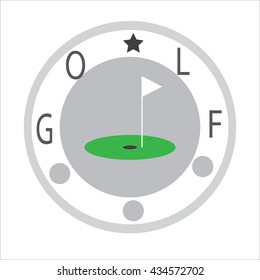 The icon and the game of golf.
