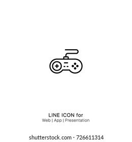 Icon  game pad graphic design single icon vector