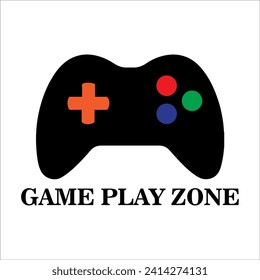 Icon Game Play Zone or Stick For playing video games