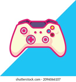 Icon of gamepad for play arcade video game for gamer