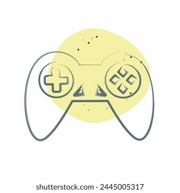 Icon Games. related to Entertainment symbol. Color Spot Style. simple design illustration
