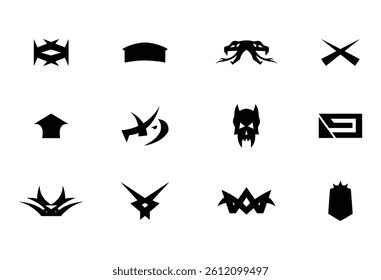 Icon Gaming or Esport Logo Design Vector 