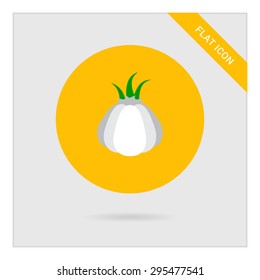Icon of garlic bulb