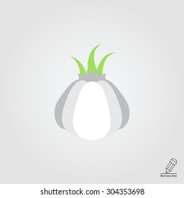 Icon of garlic bulb