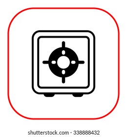 Icon of gas burner, top view