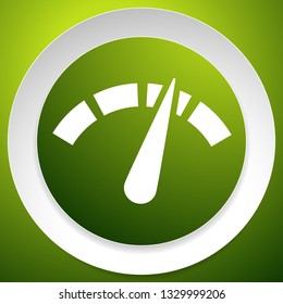 Icon with gauge, meter for calibration, indication, level themes