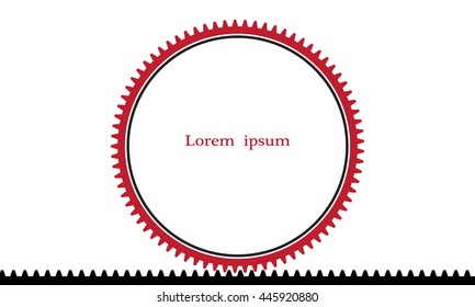 Icon gears
Red and black gears. Gears icon with space for your text. Red and black illustration on a white background. Vector illustration EPS 10
