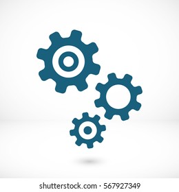 icon gears stock vector illustration