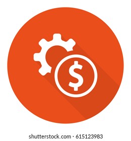 icon gears stock vector illustration