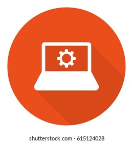 icon gears stock vector illustration