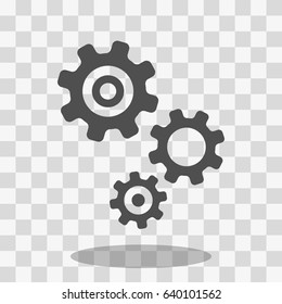 icon gears stock vector illustration