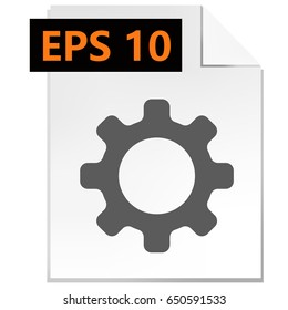 icon gears stock vector illustration
