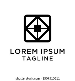 Icon Geometric Abstract Logo Template