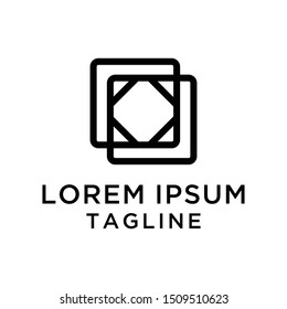 Icon Geometric Abstract Logo Template