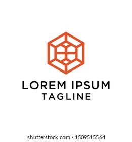 Icon Geometric Abstract Logo Template
