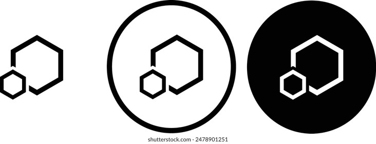 icon Get Add-ins  black outline for web site design 
and mobile dark mode apps 
Vector illustration on a white background