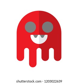 icon ghost vector design