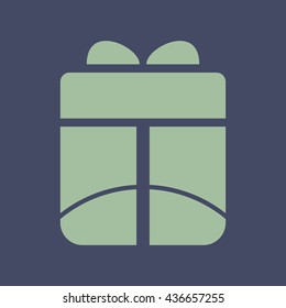 Icon of Gift Box. Eps-10.