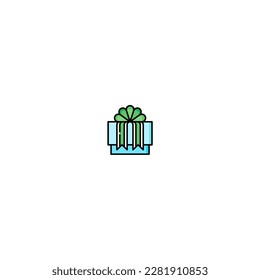 caja de regalo de iconos Ramadán y Eid islámico