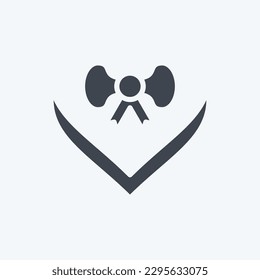 Icon Gift. related to Decoration symbol. glyph style. simple design editable. simple illustration