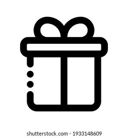 Icon Gift With Style Outline