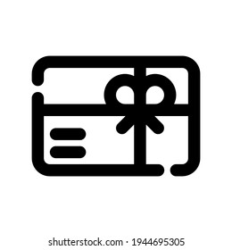 Icon Gift With Style Outline