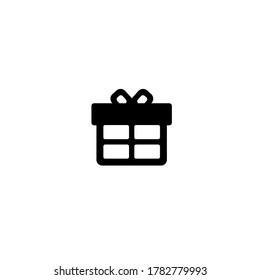 diseño de logotipo vectorial de regalo de icono