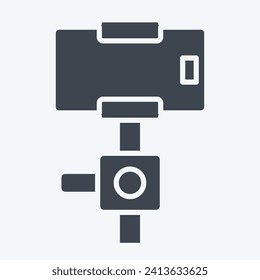 Icon Gimbal Stabilizer. related to Smart Home symbol. glyph style. simple design editable. simple illustration