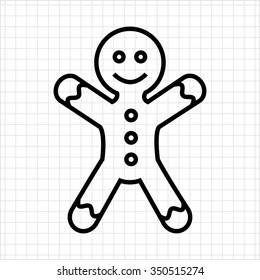 Icon of gingerbread man