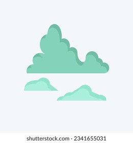 Icon Glacier. related to Argentina symbol. flat style. simple design editable. simple illustration