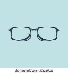 Icon of Glasses. EPS-10.