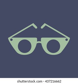 Icon of Glasses. Eps-10.