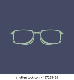 Icon of Glasses. Eps-10.