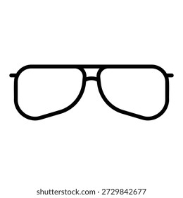 Icon of glasses or sunglasses for vision